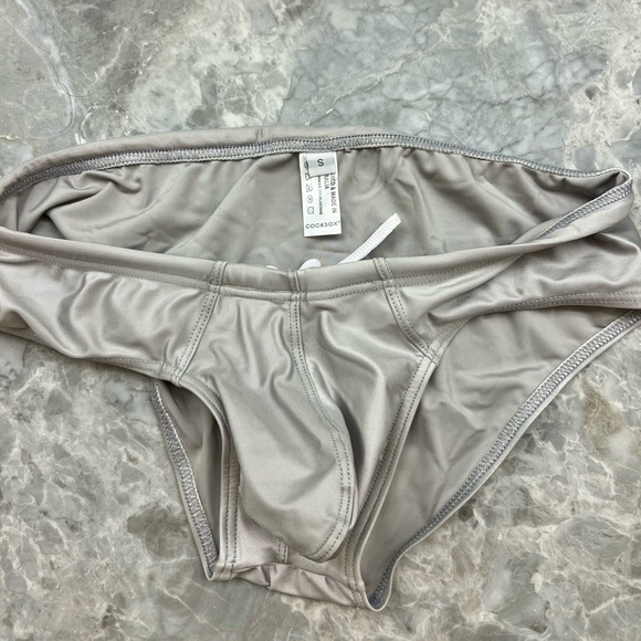 Cocksox Silver Swim Trunks - Small - Picture 3 of 4